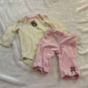 Gymboree monkey baby set